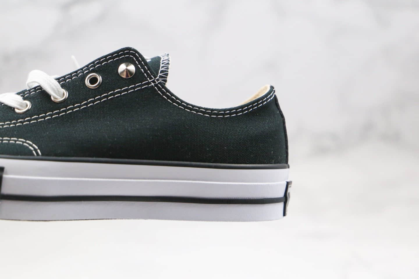 匡威mastermind JAPAN x Converse Addict MMJ公司级版本日本限定西山彻联名款骷髅头黑白色低帮帆布鞋原楦头纸板打造 货号:169076C