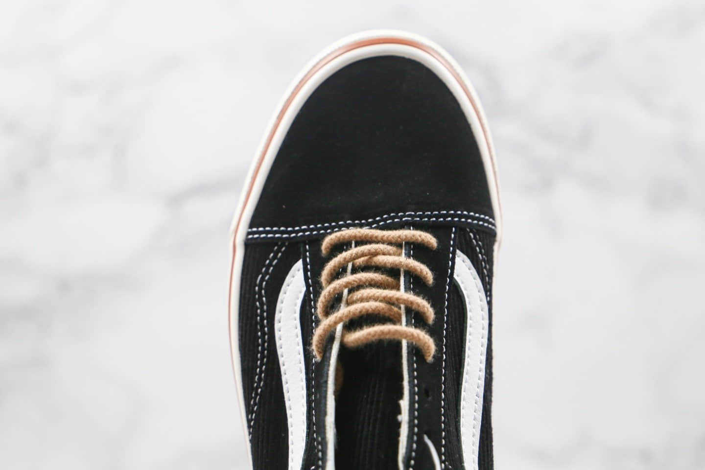 万斯Vans Old Skool 36公司级版本低帮灯芯绒安纳海姆圆带滑板鞋原厂硫化大底内置钢印 货号:VN0A38G2UPG