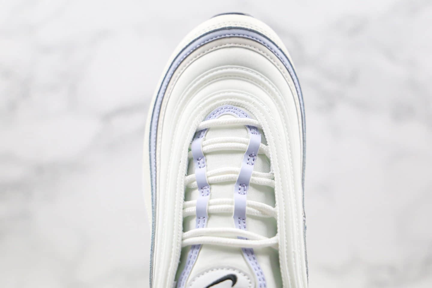 耐克Nike Wmns Air Max 97纯原版本子弹头Max97气垫鞋渐变白粉黄米白色慢跑鞋内置真实气垫 货号:CZ6087-102