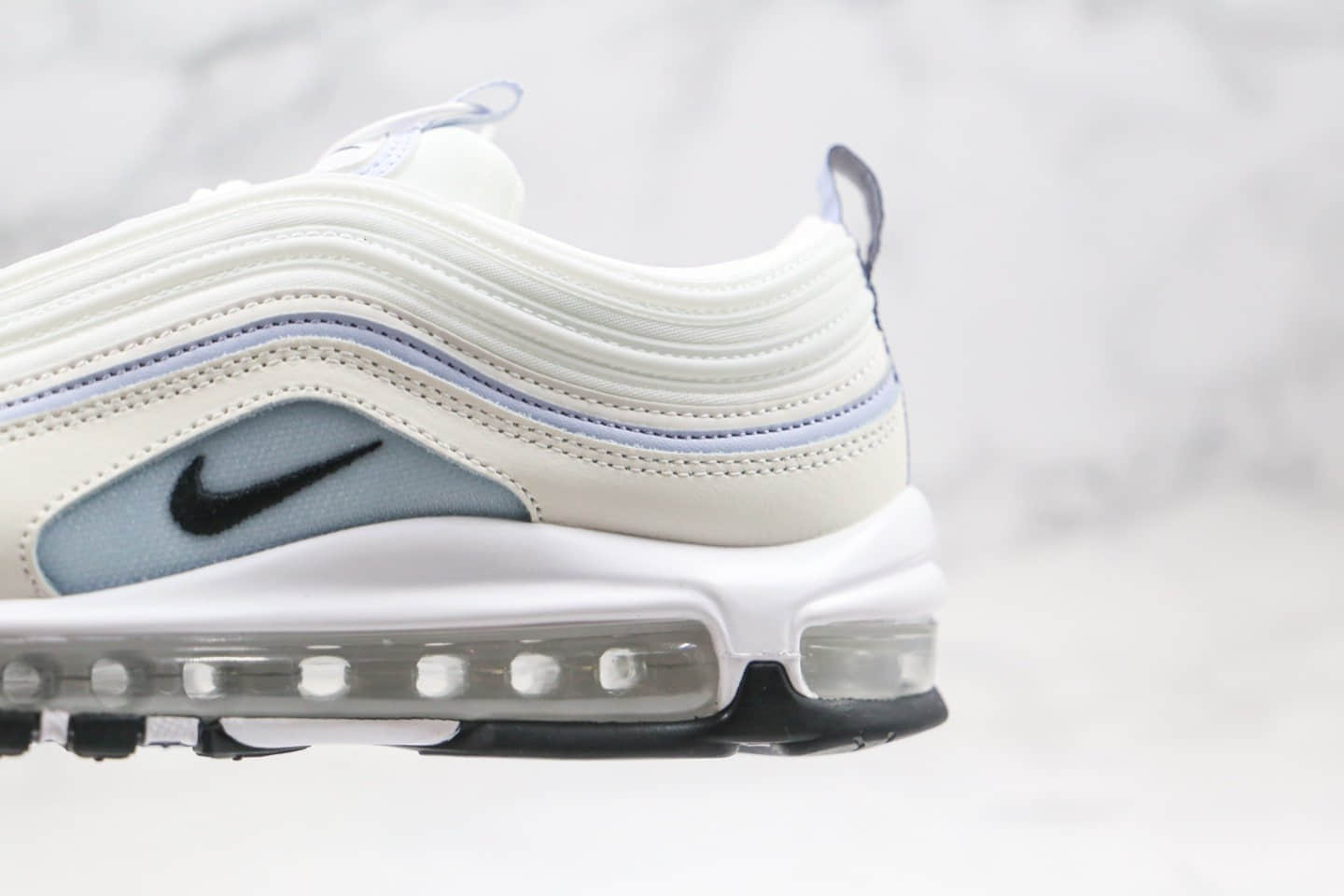 耐克Nike Wmns Air Max 97纯原版本子弹头Max97气垫鞋渐变白粉黄米白色慢跑鞋内置真实气垫 货号:CZ6087-102