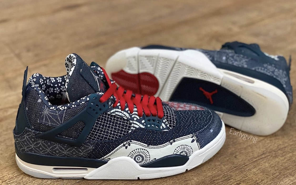 乔丹Air Jordan 4 Sashiko日本主题配色即将发售 货号:CW0898-400