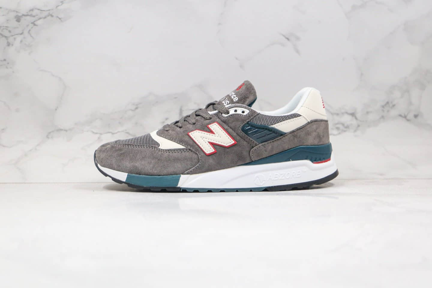 新百伦New Balance 998纯原版本灰红色NB998复古慢跑鞋原档案数据开发原盒原标 货号:M998CRA