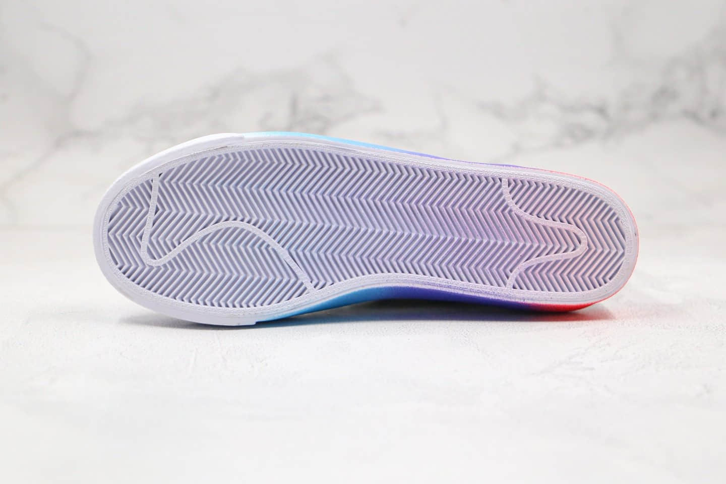 耐克Nike Blazer Mid ’77 Vintage Have A Good Game纯原版本中帮开拓者OW联名款电玩系列数码钩炫彩渐变白彩虹色板鞋原鞋开模一比一打造 货号：DC3280-101