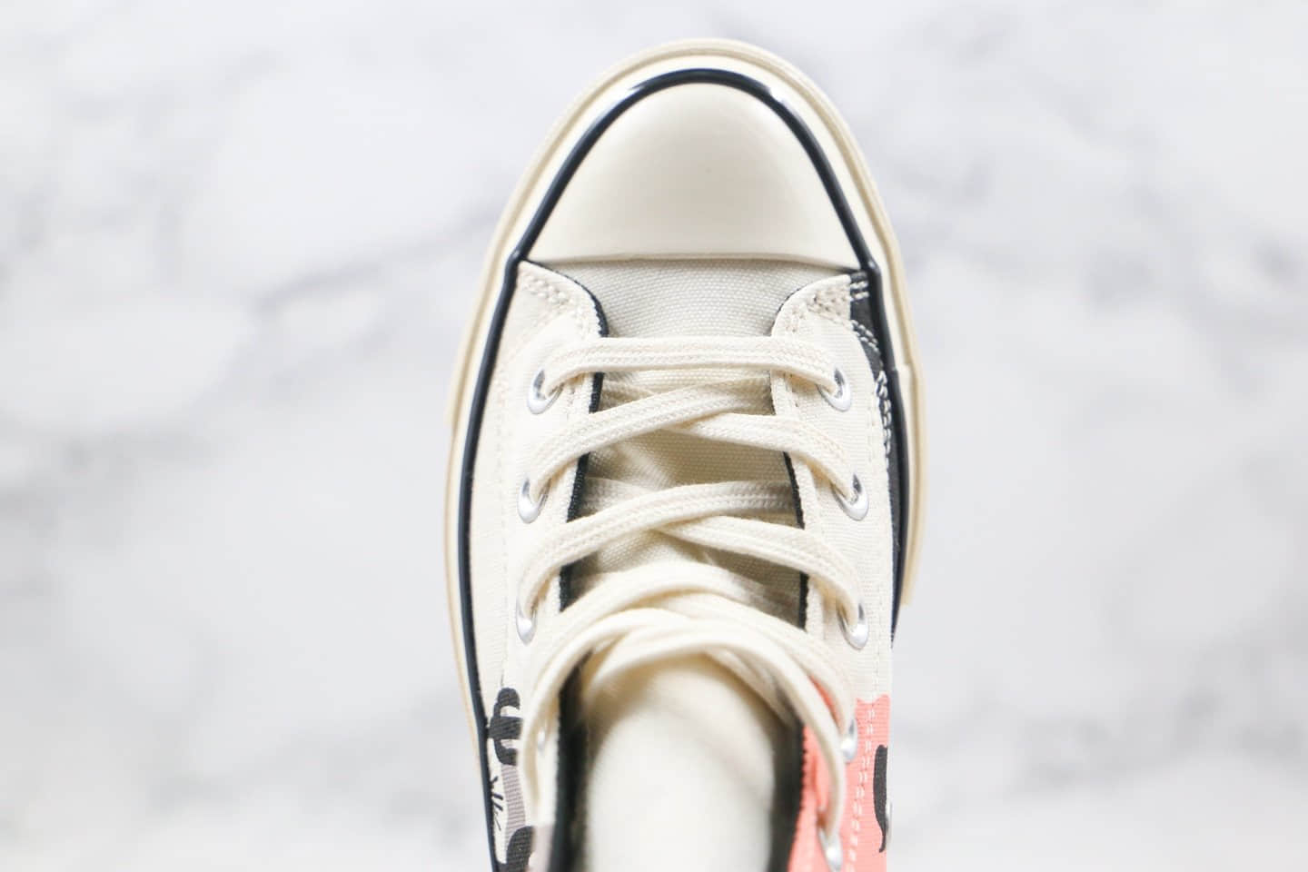 匡威CONVERSE Chuck 70公司级版本高帮赛马图案涂鸦帆布鞋原厂硫化大底正确PU硅蓝软中底 货号:169821C