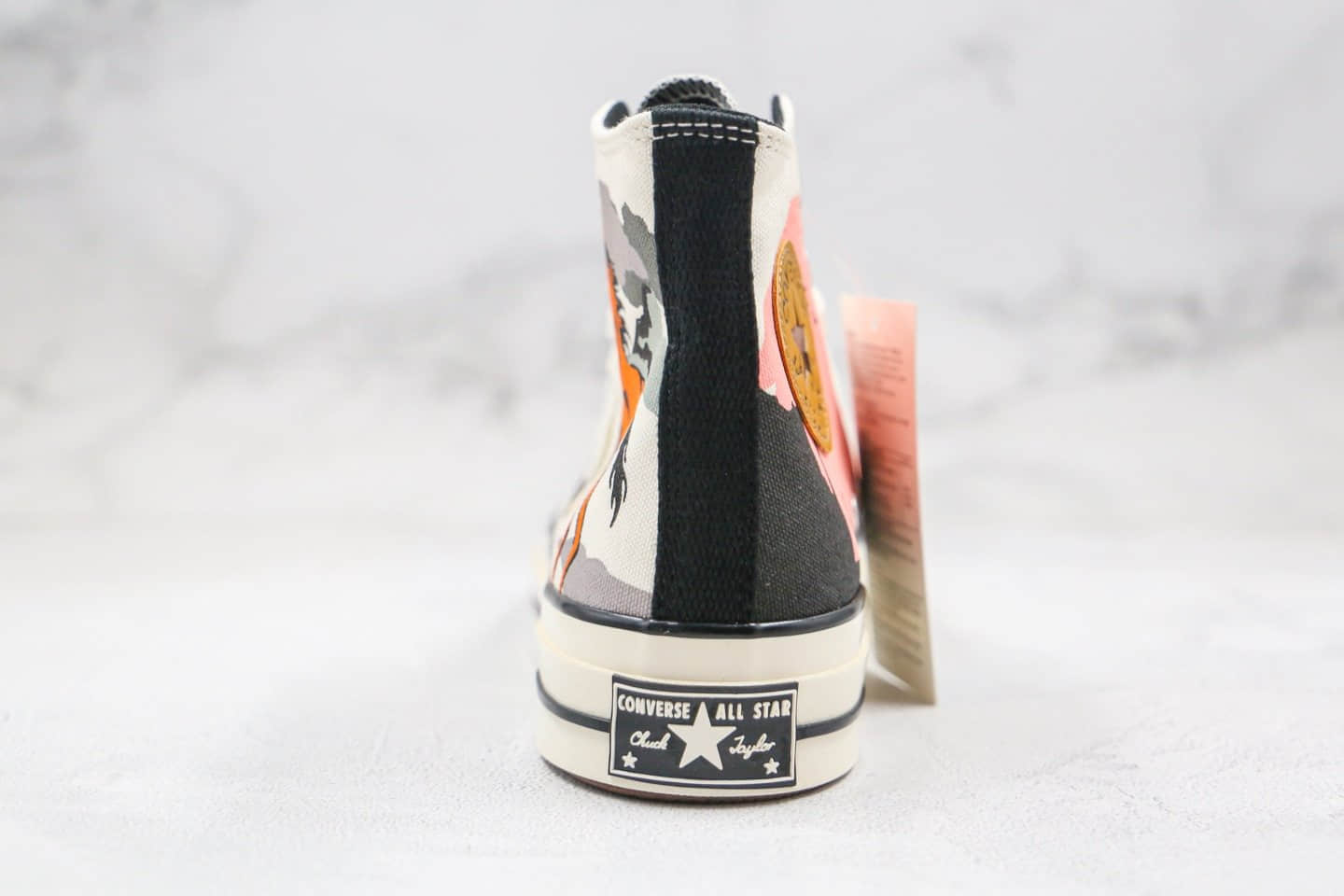 匡威CONVERSE Chuck 70公司级版本高帮赛马图案涂鸦帆布鞋原厂硫化大底正确PU硅蓝软中底 货号:169821C