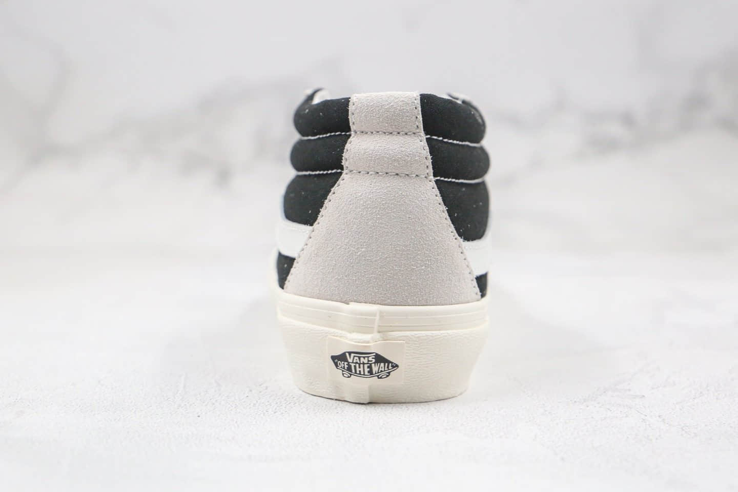 万斯Vans Sk8 Hi Mid公司级版本中帮国宝熊猫主题白黑色硫化板鞋原档案数据开发