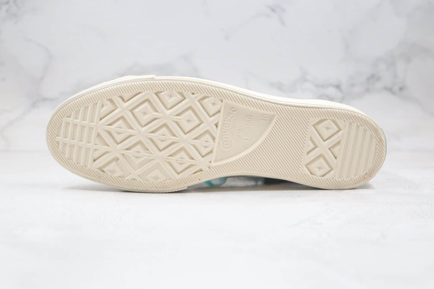 匡威CONVERSE x OFFSPRING公司级版本藤原浩闪电联名款高帮皮面破口白灰色板鞋原盒原标原鞋开模一比一打造 货号:169054C