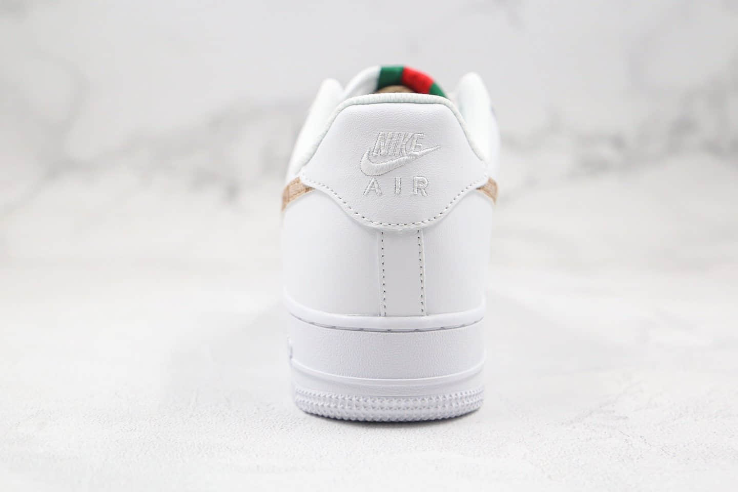 耐克Nike Air Force 1 Low '07 LV8纯原版本低帮空军一号古驰白棕色板鞋内置全掌Sole气垫 货号:AR7720-101