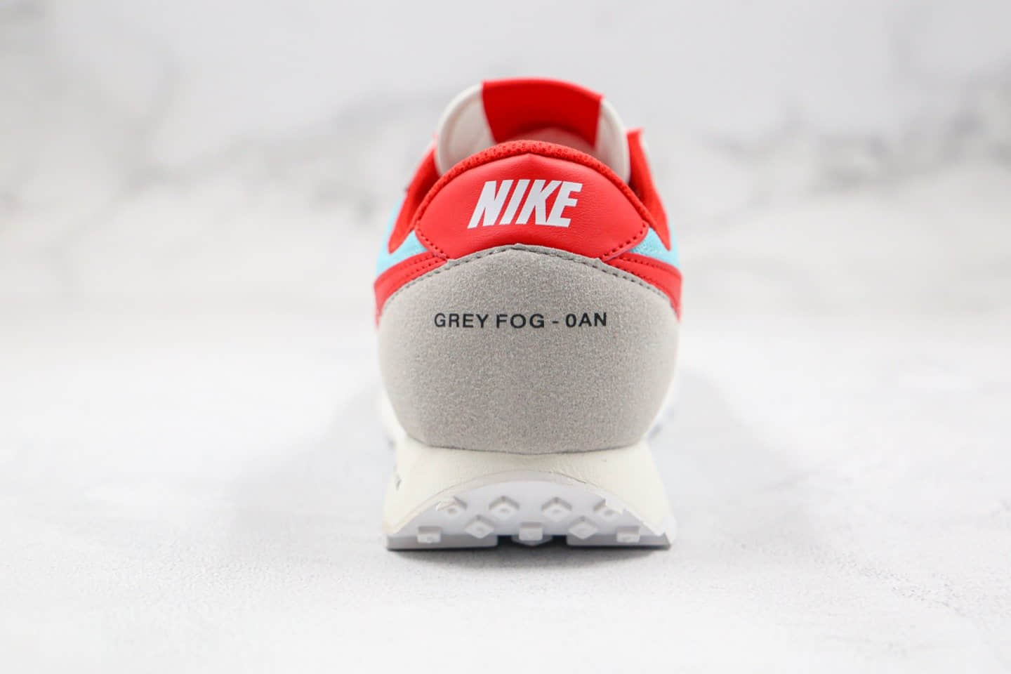 耐克Nike Wmns Air Daybreak纯原版本华夫慢跑鞋刺绣彩勾灰红蓝色原盒原标区别市面通货版本 货号:CZ8699-460