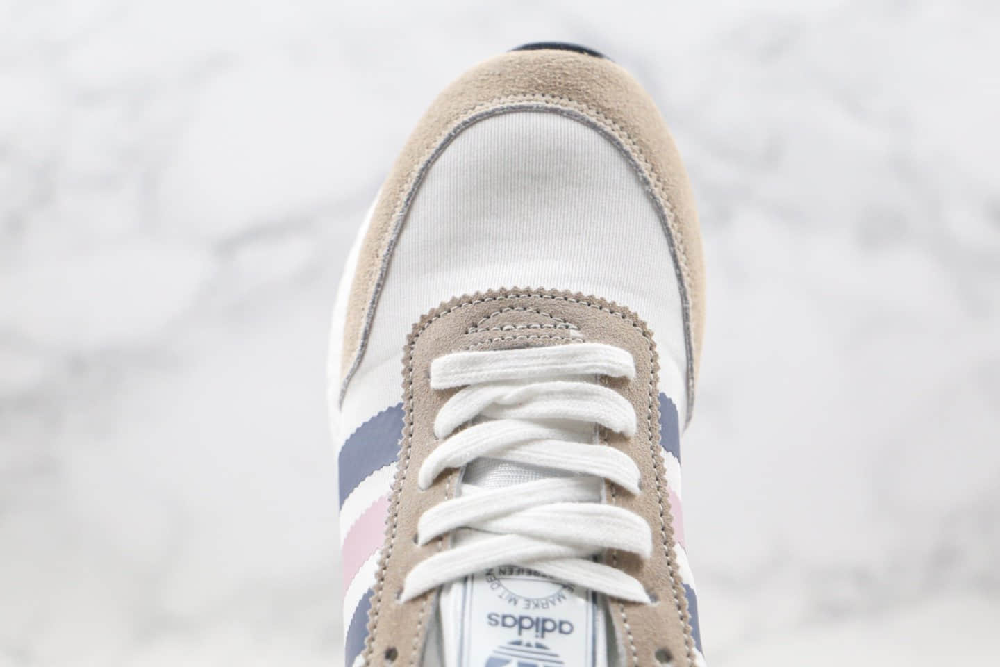 阿迪达斯Adidas Boost L-5923纯原版本三叶草爆米花跑鞋灰蓝粉色原厂巴斯夫缓震大底 货号:CG6040