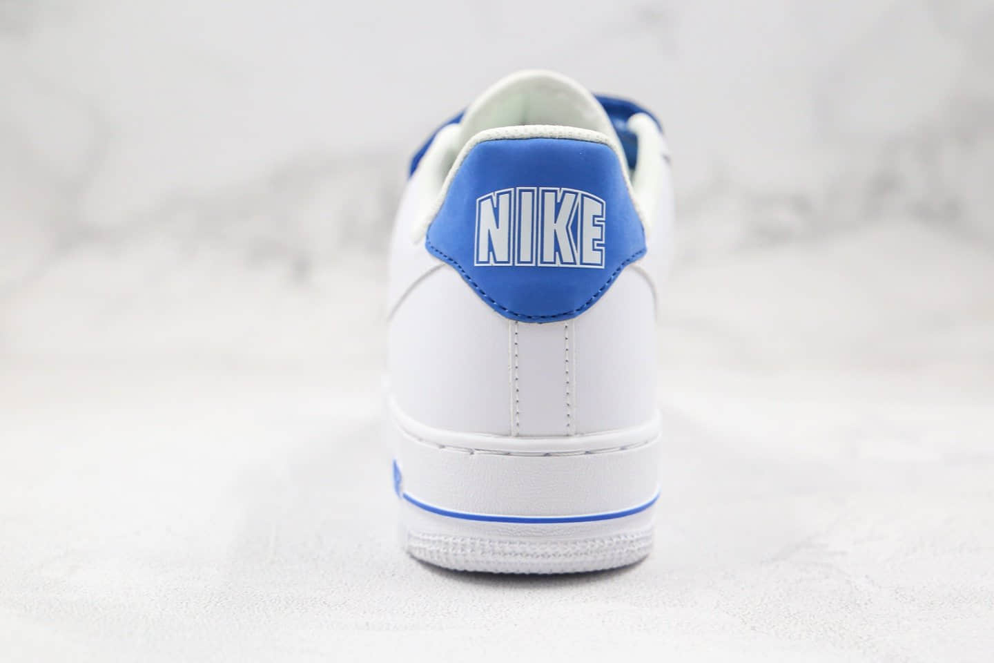 耐克Nike Air Force 1纯原版本低帮空军一号天空蓝魔术贴板鞋内置全掌Sole气垫 货号:898866-008