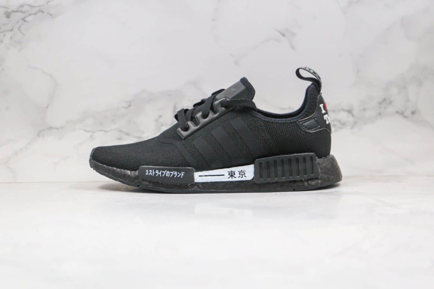 阿迪达斯adidas NMD R1 Tokyo纯原版本爆米花跑鞋NMD日本东京限定黑色原盒原标真巴斯夫缓震大底 货号:H67745