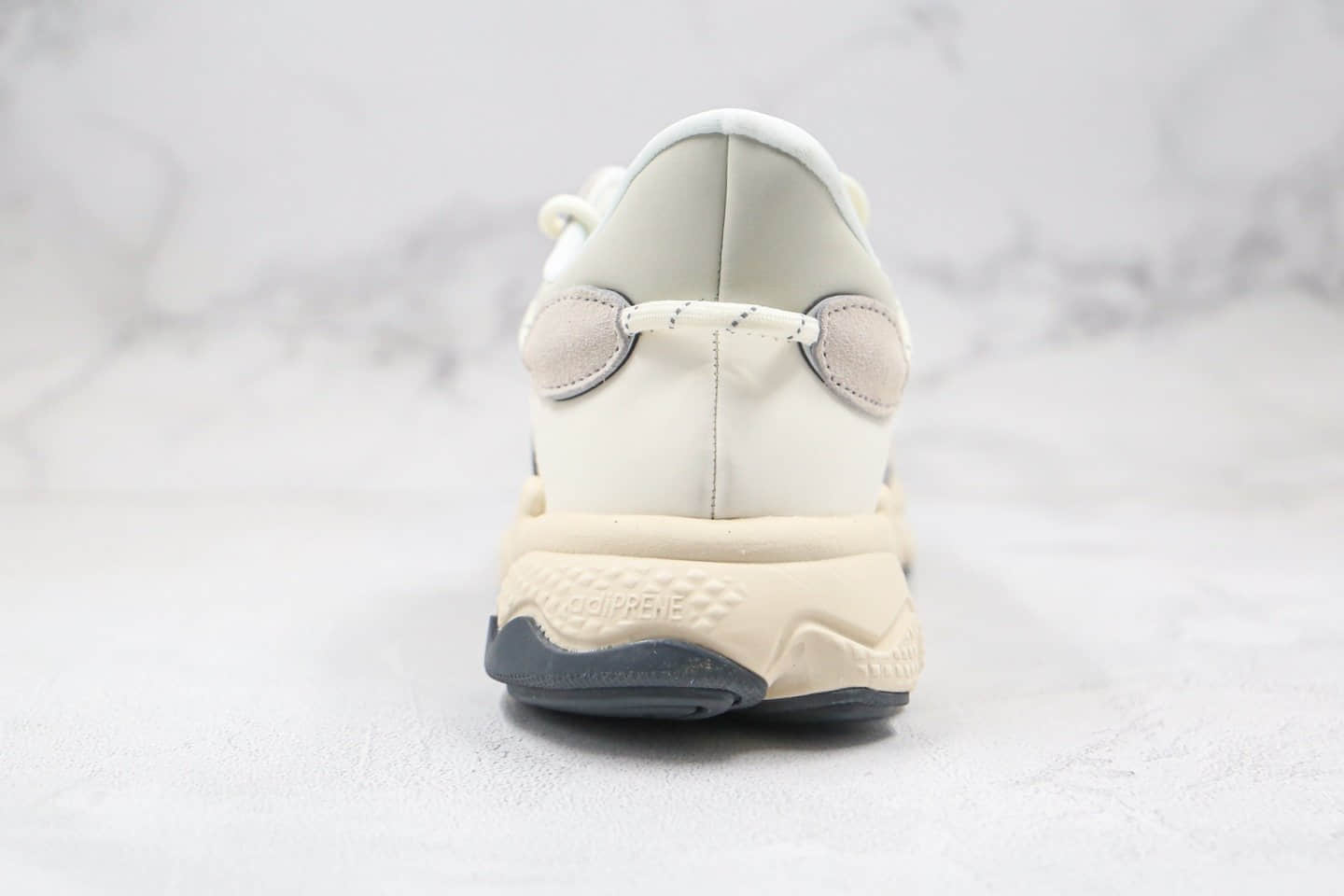 阿迪达斯Adidas Originals Ozweego纯原版本水管老爹鞋皮面浅灰色原档案数据开发 货号:EG8354
