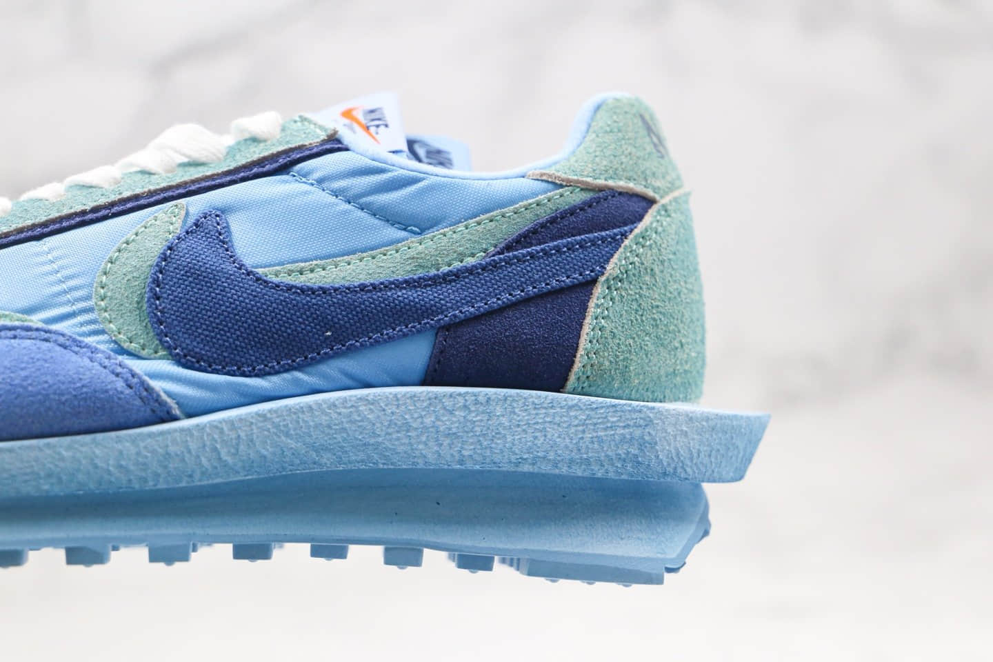 耐克Nike LVD Waffle Daybreak x Sacai纯原版本联名款华夫双钩走秀鞋蓝色原盒原标正确鞋面材质 货号:BV0073-401
