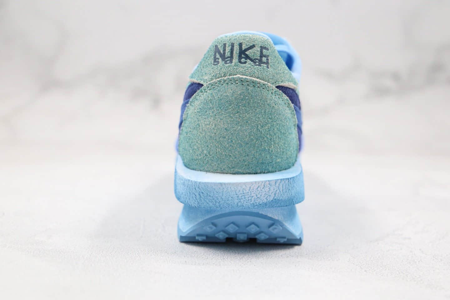 耐克Nike LVD Waffle Daybreak x Sacai纯原版本联名款华夫双钩走秀鞋蓝色原盒原标正确鞋面材质 货号:BV0073-401