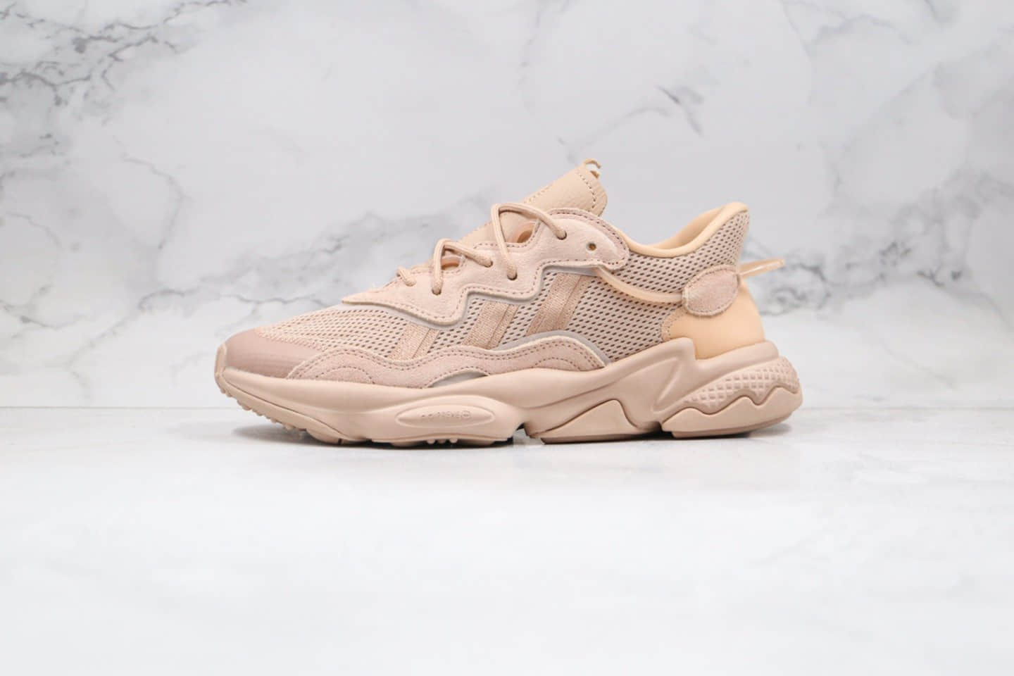 阿迪达斯Adidas Ozweego adiPEN纯原版本三叶草水管老爹鞋沙漠土黄色原盒原标 货号:FY2024