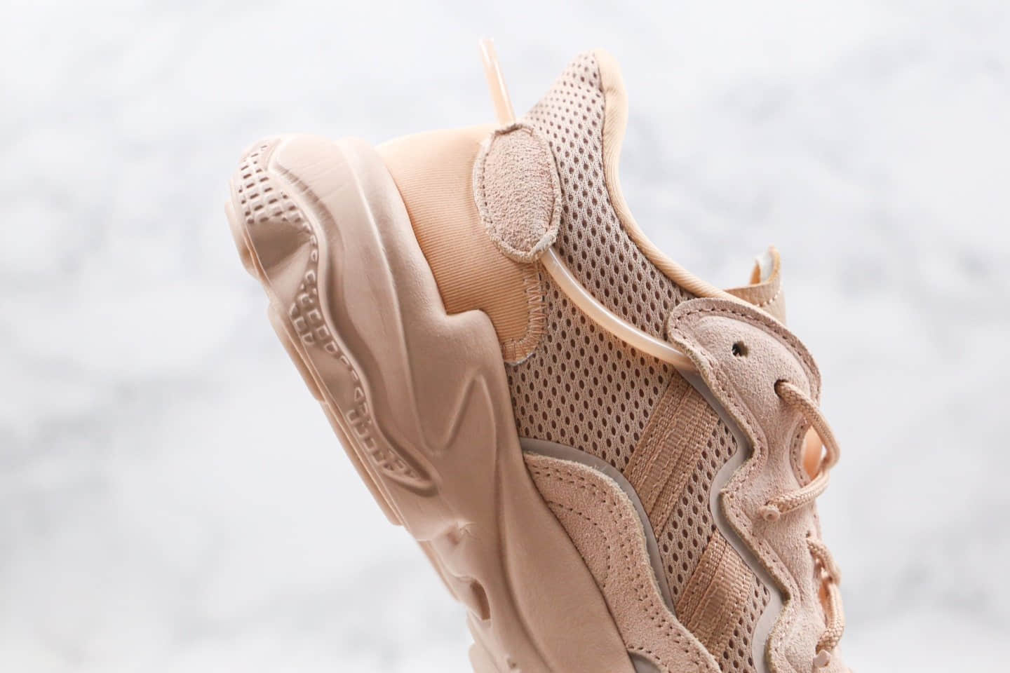 阿迪达斯Adidas Ozweego adiPEN纯原版本三叶草水管老爹鞋沙漠土黄色原盒原标 货号:FY2024