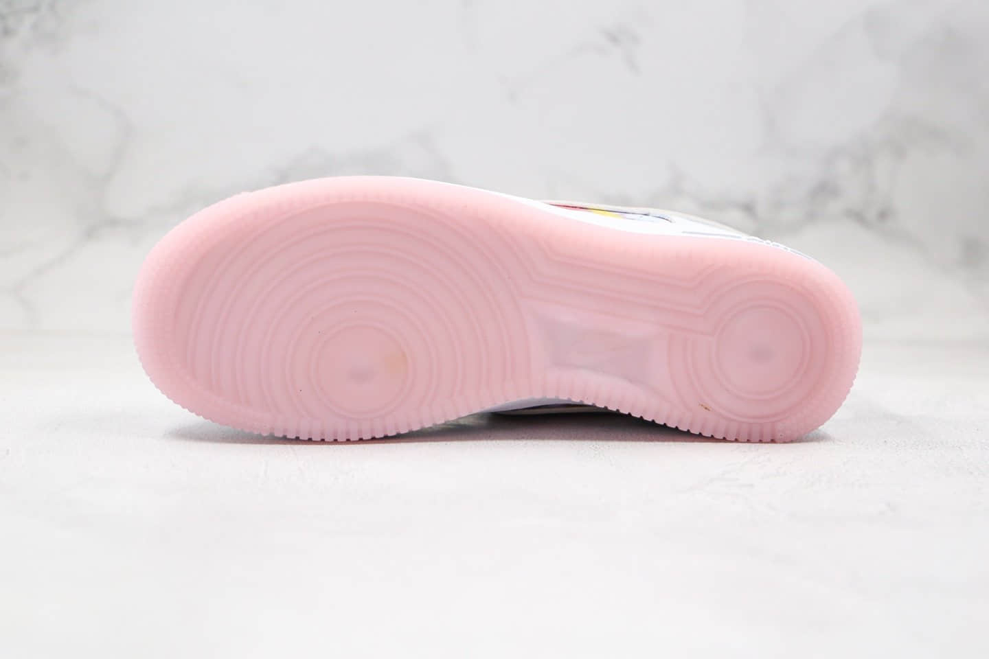 耐克Nike Air Force 1纯原版本低帮空军一号白粉花卉配色板鞋内置全掌Sole气垫原盒原标 货号:CN8535-100