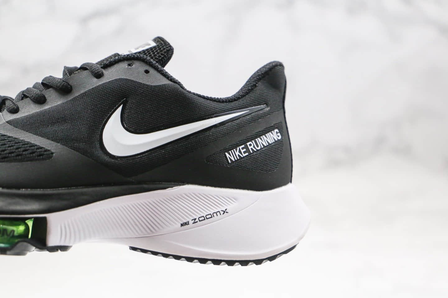 耐克Nike Air ZooM Pegasus Tempo NEXT%纯原版本马拉松透气气垫缓震跑鞋黑白色原档案数据开发 货号:CI9923-083