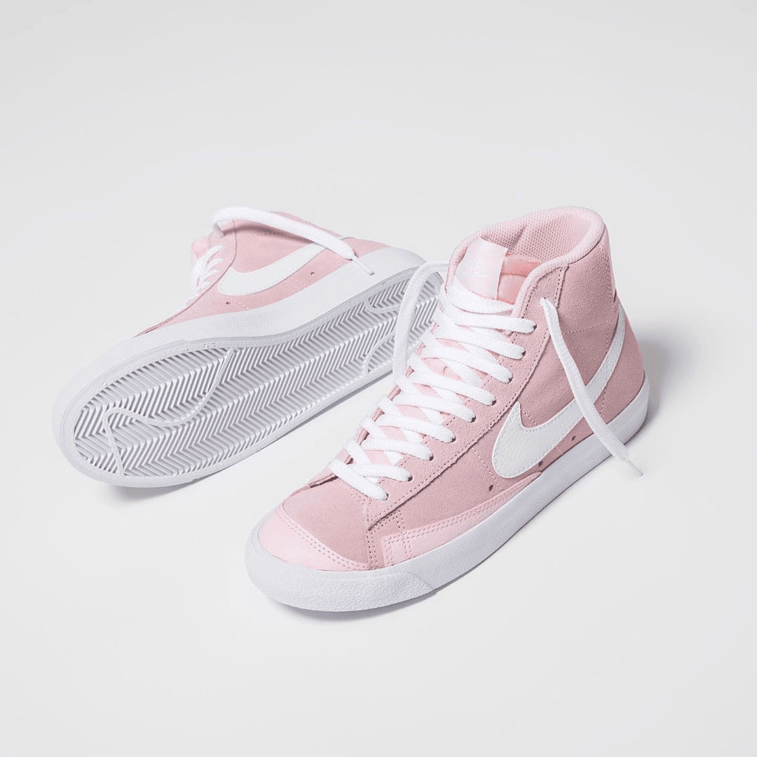小姐姐必看!樱花粉 Nike Blazer Mid现已发售!