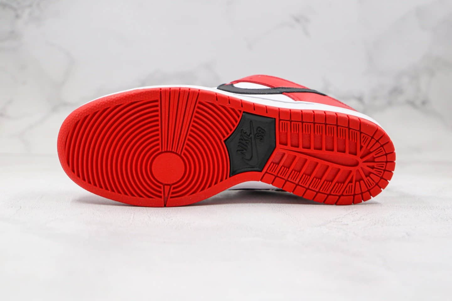 耐克Nike Dunk Low Pro 2020版纯原版本低帮SB DUNK板鞋黑红色内置Zoom气垫 货号:BQ6817-116