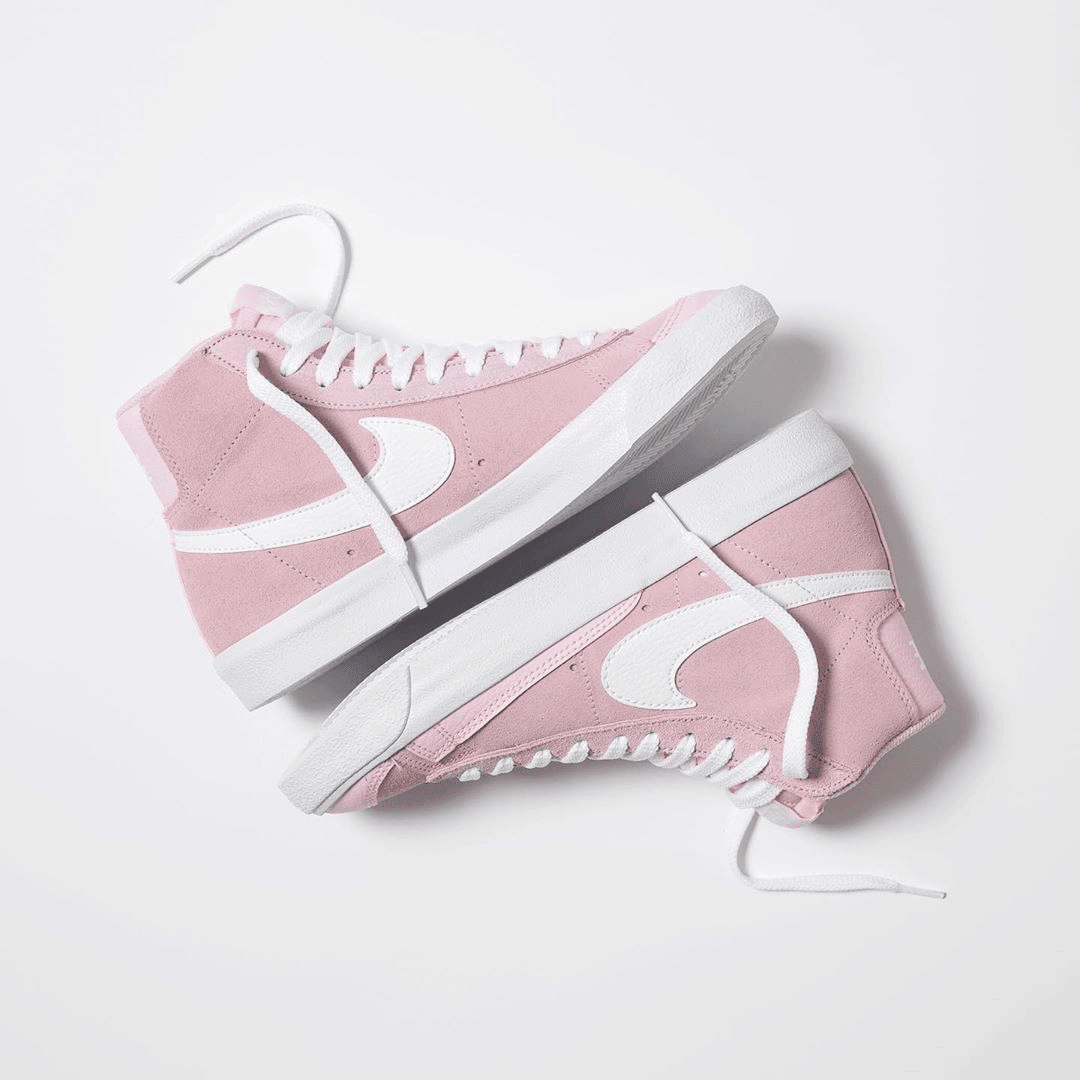小姐姐必看!樱花粉 Nike Blazer Mid现已发售!