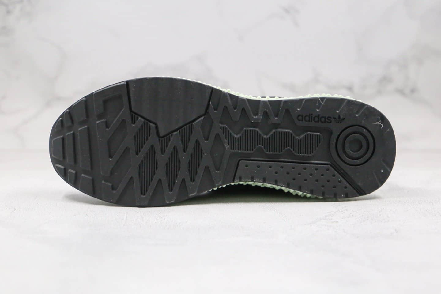 阿迪达斯adidas ZX 2K 4D Dash Green纯原版本复古科技跑鞋4D黑绿色原盒原标区别市面通货版本 货号:FV9027