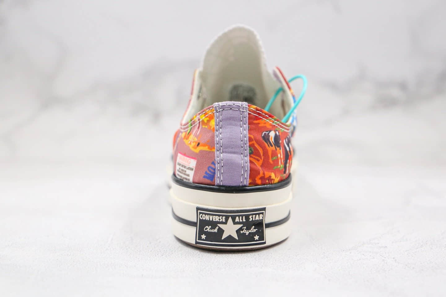 匡威Converse Twisted ResortCONVERSE公司级版本低帮外星人科幻坠落涂鸦款帆布鞋原盒原标 货号:167762C