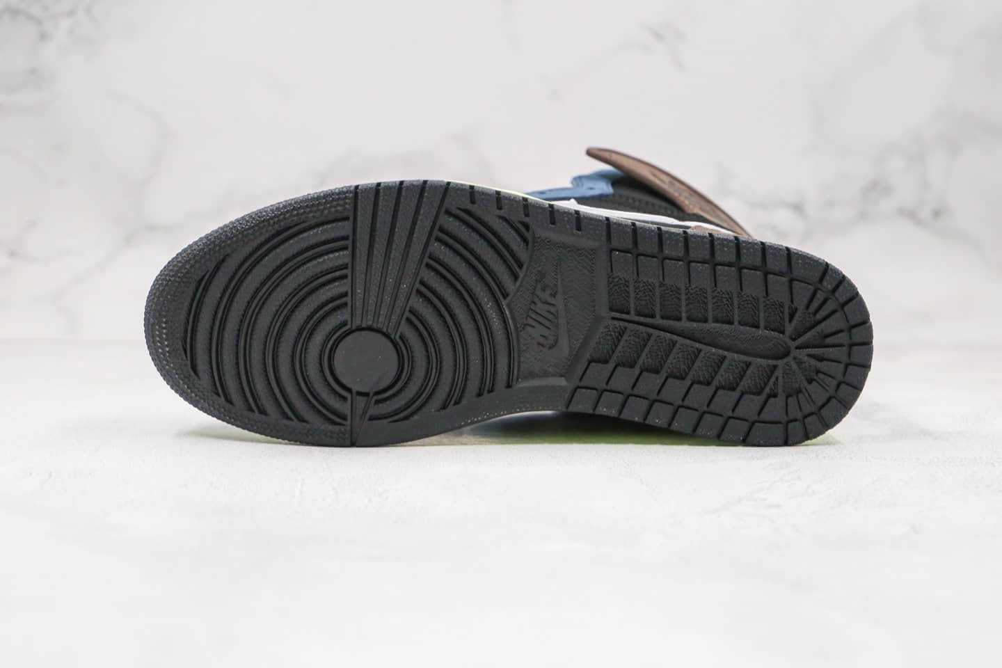 乔丹Air Jordan 1 High OG Bio Hack纯原版本高帮AJ1蓝棕银色拼接撞色正确后跟定型 货号:555088-201