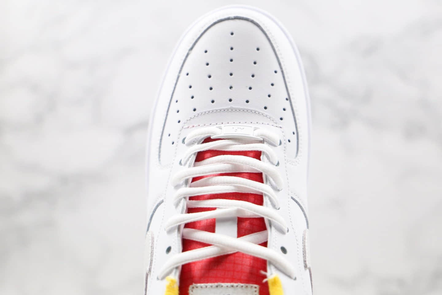 耐克Nike Air Force 1 Pastel White Multicolour纯原版本低帮空军一号绮妮亚LF白黄蓝色板鞋原档案数据开发 货号:CZ8132-100