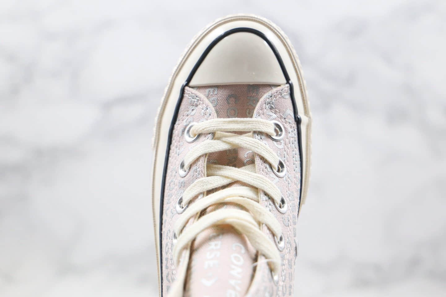 匡威Converse Chunk 70s公司级版本情人节限定高帮粉紫色字母帆布鞋原盒原标原楦头纸板打造 货号:162050C