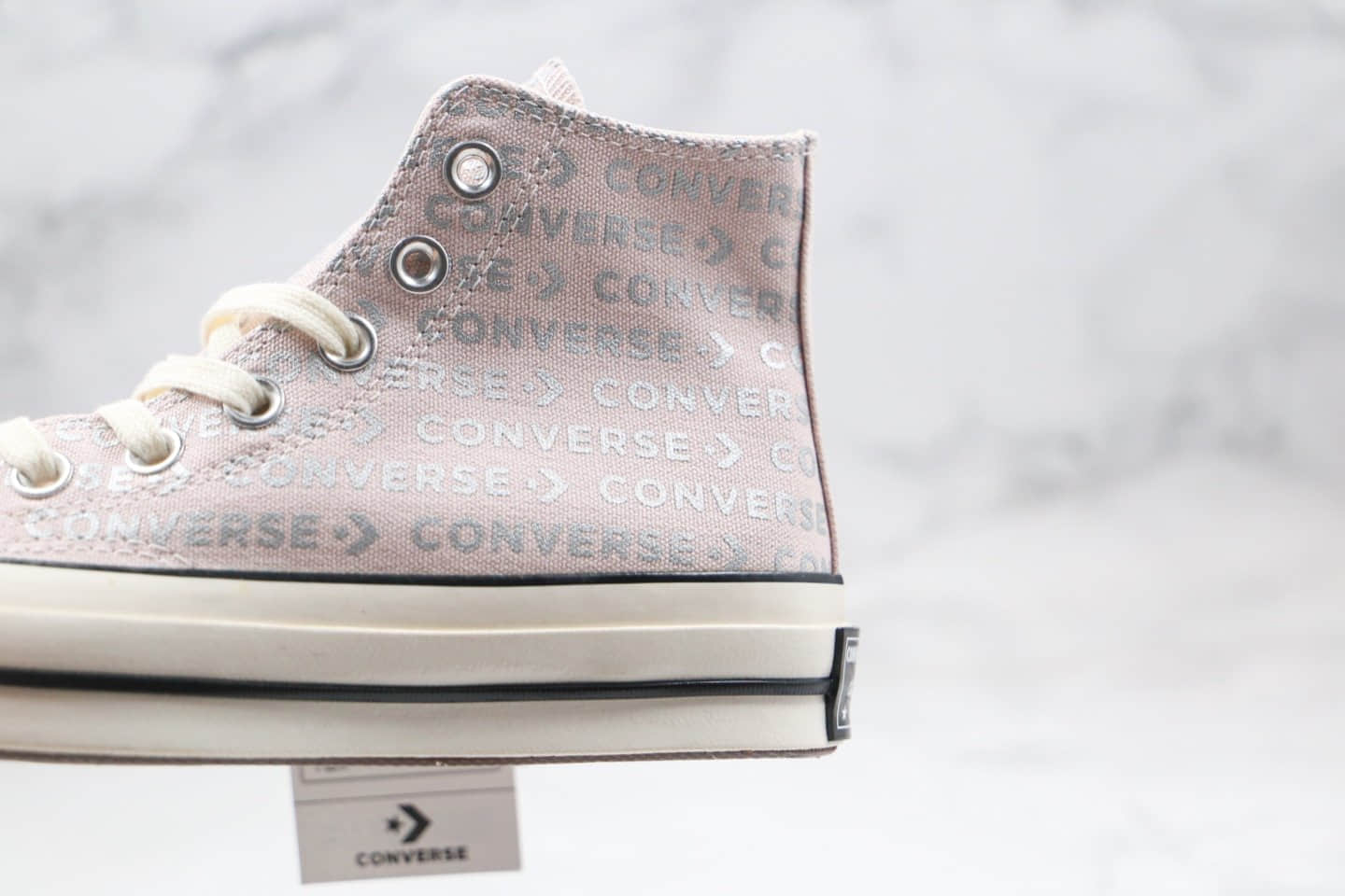匡威Converse Chunk 70s公司级版本情人节限定高帮粉紫色字母帆布鞋原盒原标原楦头纸板打造 货号:162050C