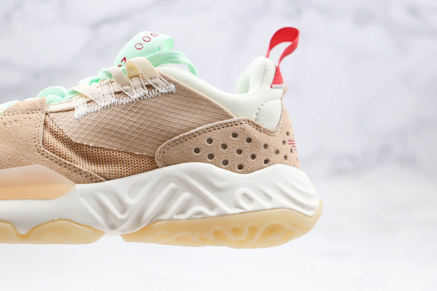 乔丹Air Jordan Delta SP纯原版本陈冠希设计款老爹鞋肉粉色原盒原标原档案数据开发 货号：CT1003-200