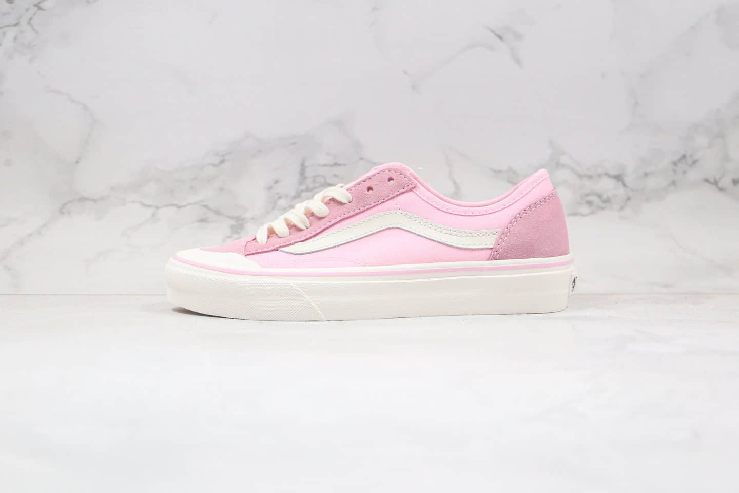 万斯Vans Style 36 Cecon SF公司级版本低帮半月包头樱花粉板鞋原楦头纸板打造 货号:VN0A3MVLV7R