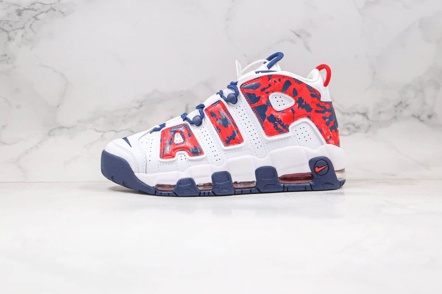 耐克Nike WMNS Air More Uptempo GSBarely Green0纯原版本皮蓬大R迷彩白红蓝色气垫篮球鞋区别市面通货版本 货号:CZ7885-100