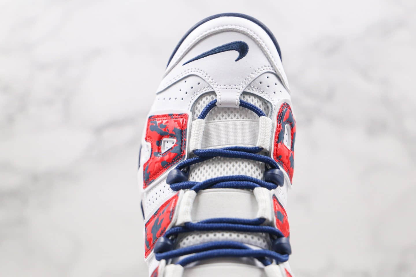 耐克Nike WMNS Air More Uptempo GSBarely Green0纯原版本皮蓬大R迷彩白红蓝色气垫篮球鞋区别市面通货版本 货号:CZ7885-100