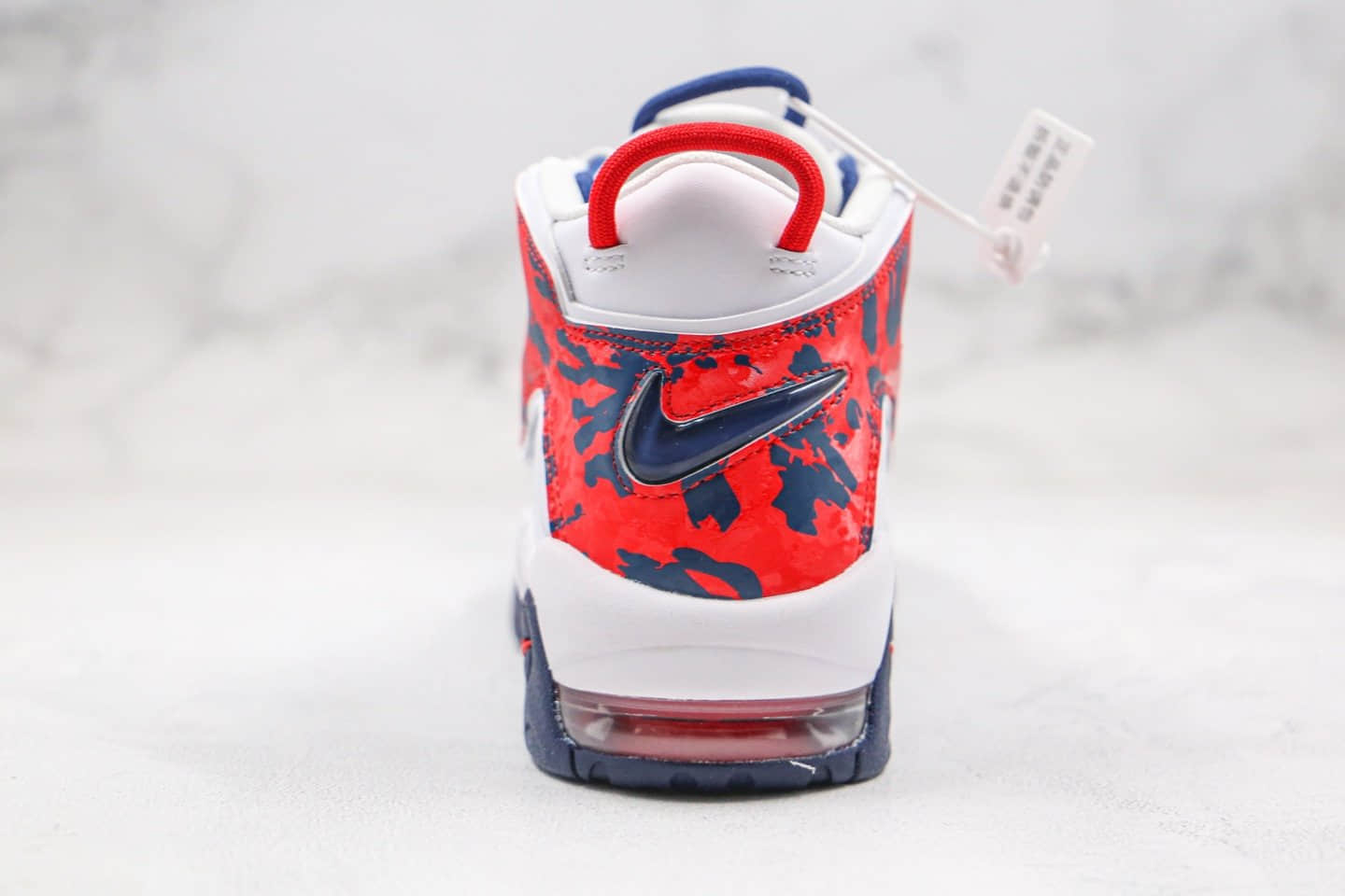 耐克Nike WMNS Air More Uptempo GSBarely Green0纯原版本皮蓬大R迷彩白红蓝色气垫篮球鞋区别市面通货版本 货号:CZ7885-100