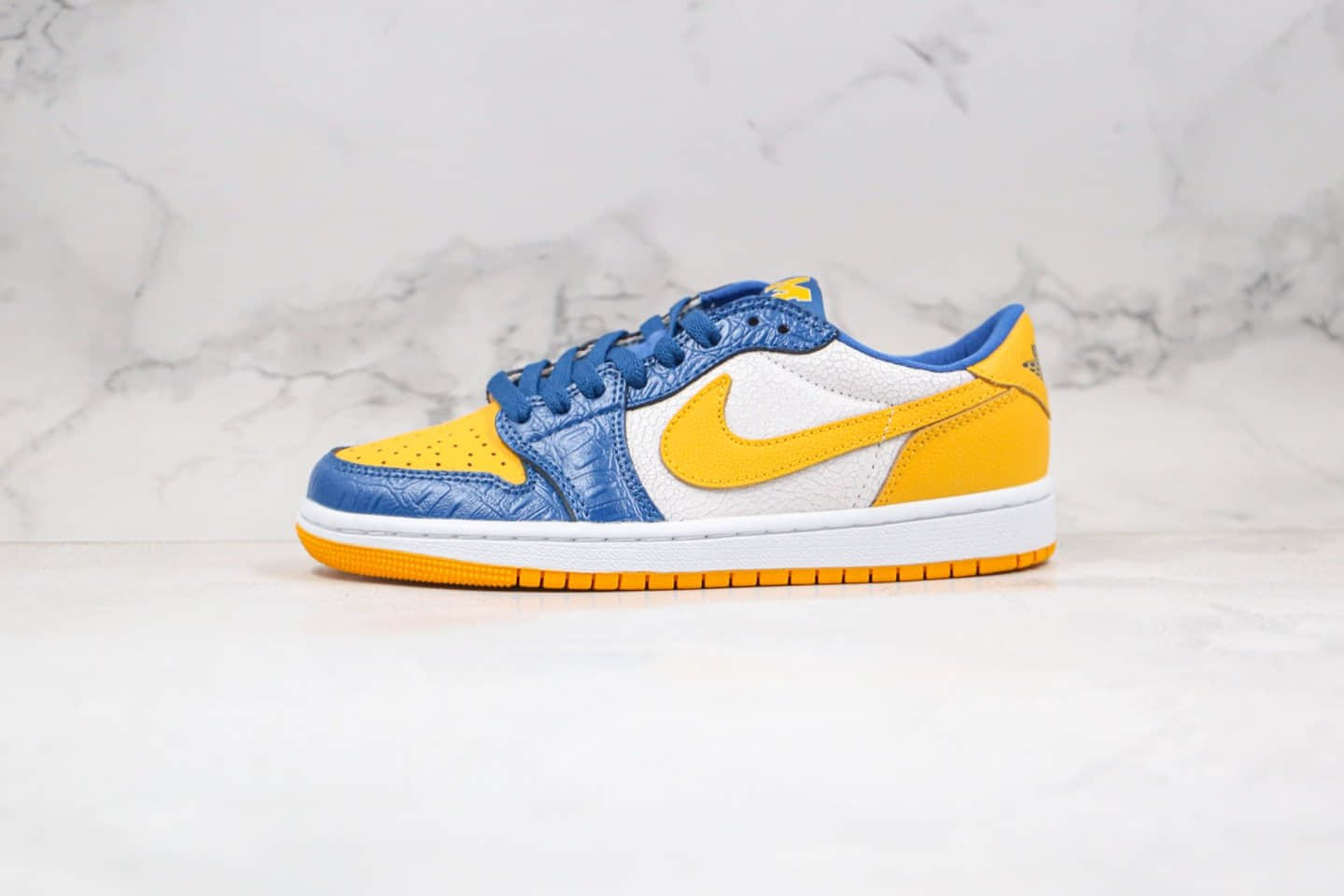 乔丹Air Jordan 1 Low纯原版本低帮AJ1爆裂纹玉米黄色篮球鞋原盒原标 货号:CZ6909-200