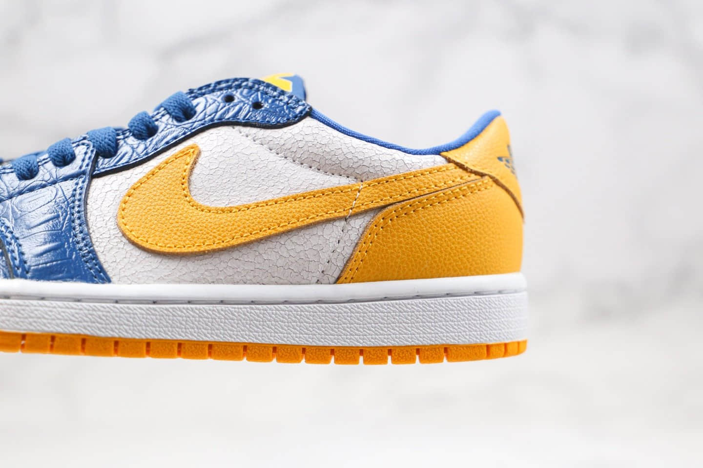 乔丹Air Jordan 1 Low纯原版本低帮AJ1爆裂纹玉米黄色篮球鞋原盒原标 货号:CZ6909-200