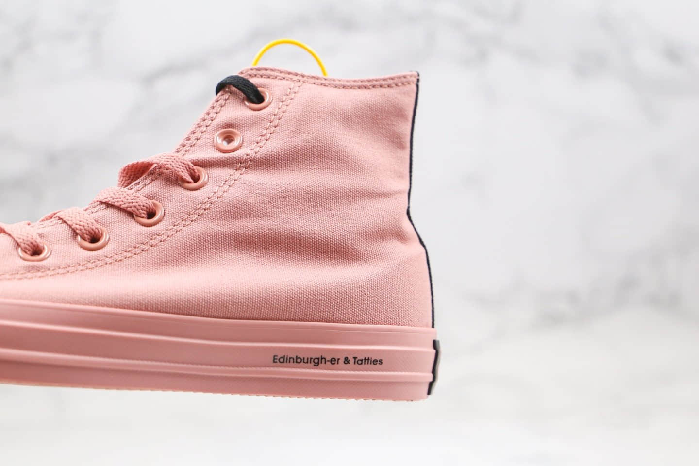 匡威Converse x opi chuck taylor all stat公司级版本高帮指甲油OPI联名款豆沙粉色硫化帆布鞋原厂硫化大底 货号:165729C