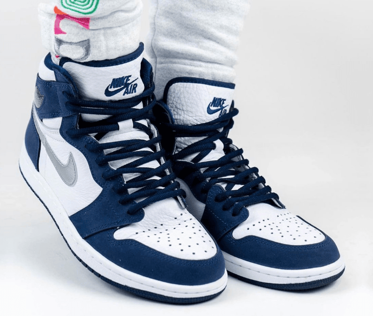 日本限定AJ1午夜海军蓝释出最新上脚图!今秋发售! 货号:DC1788-100