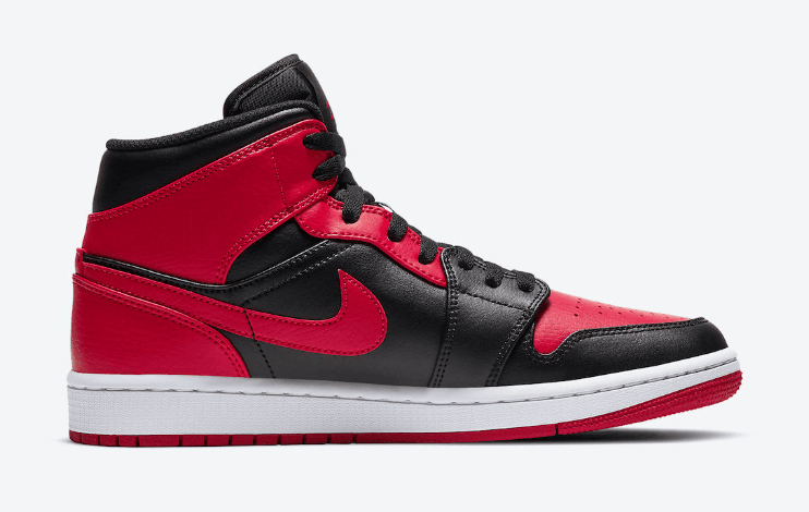 经典黑红装扮!小禁穿AJ1即将发售! 货号:554724-074