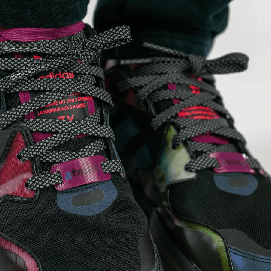 炫彩3M反光鞋面!atmos x adidas ZX 1180 Boost联名首度曝光! 货号:FY9811