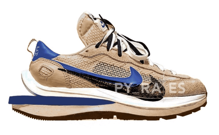 四双 sacai x Nike VaporWaffle新配色曝光!还有经典湖人装扮!