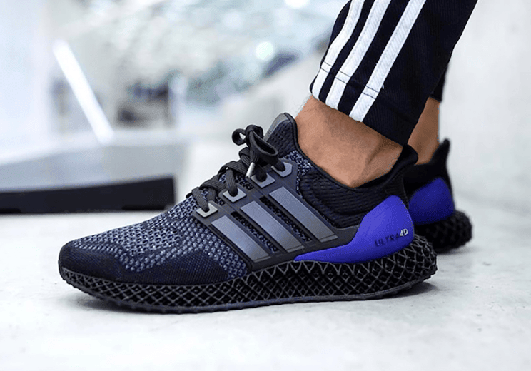 adidas Ultra 4D跑鞋黑紫配色曝光!今秋登场!