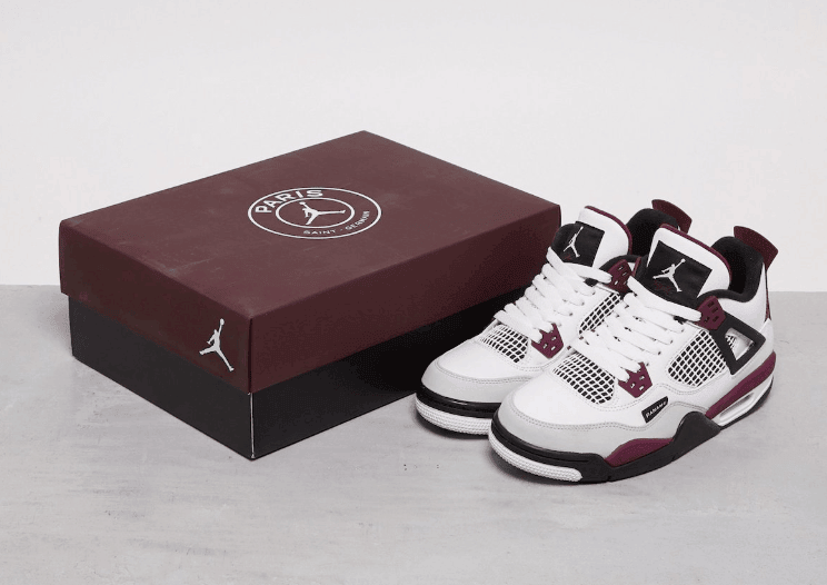 大巴黎AJ4“PSG”释出最新实物图!下月发售! 货号:CZ5624-100