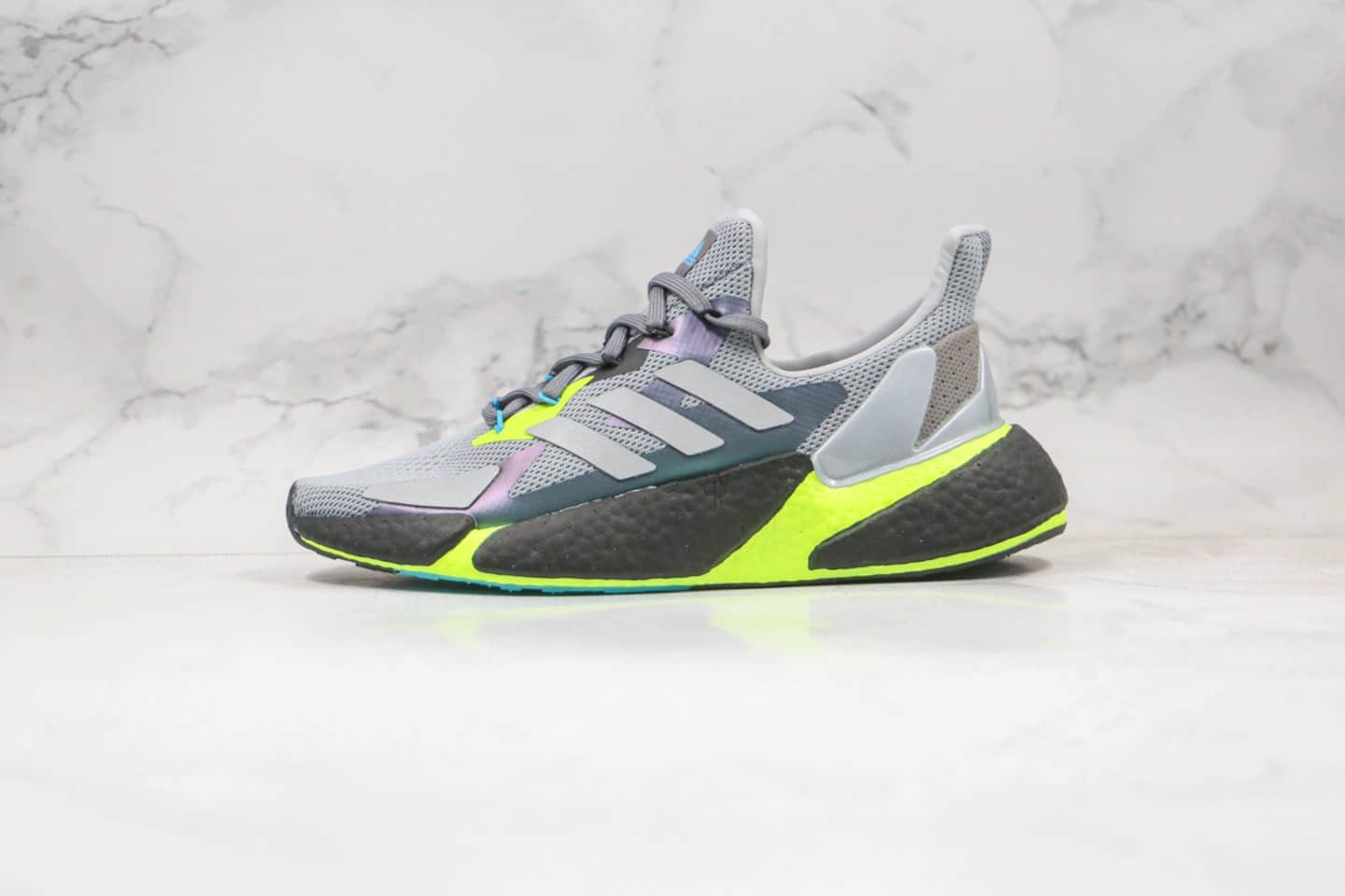 阿迪达斯Adidas X9000L4 BOOST纯原版本爆米花跑鞋X9000L4灰绿色原档案数据开发 货号:FW8385