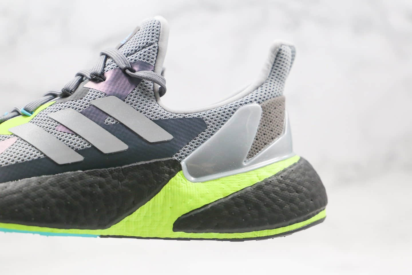 阿迪达斯Adidas X9000L4 BOOST纯原版本爆米花跑鞋X9000L4灰绿色原档案数据开发 货号:FW8385