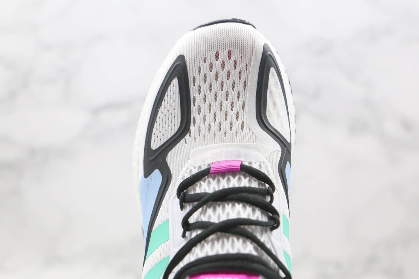 阿迪达斯Adidas Originals ZX 2K Boost纯原版本易烊千玺同款ZX 2K爆米花缓震跑鞋原楦头纸板打造 货号:FV2958