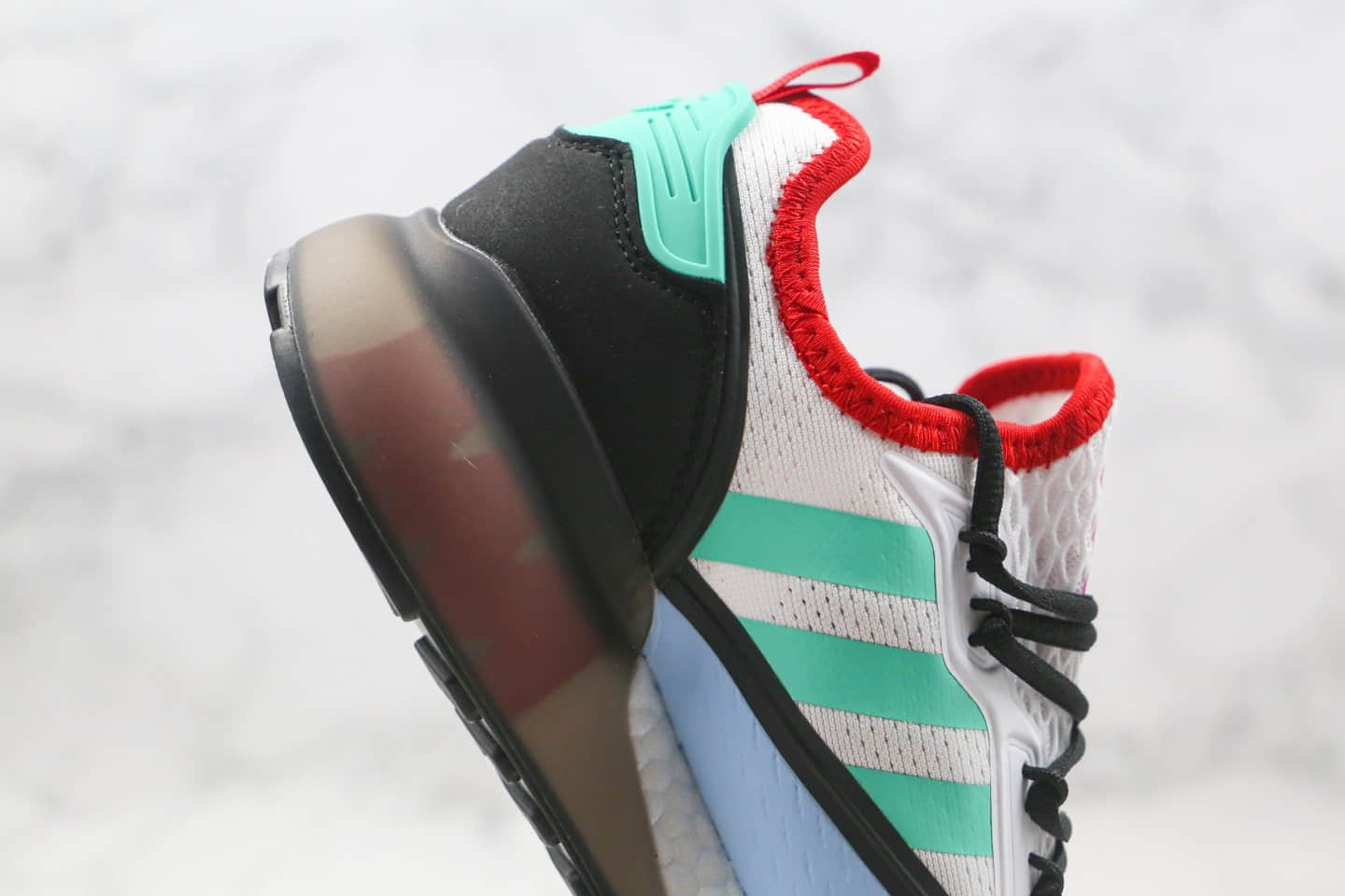 阿迪达斯Adidas Originals ZX 2K Boost纯原版本易烊千玺同款ZX 2K爆米花缓震跑鞋原楦头纸板打造 货号:FV2958